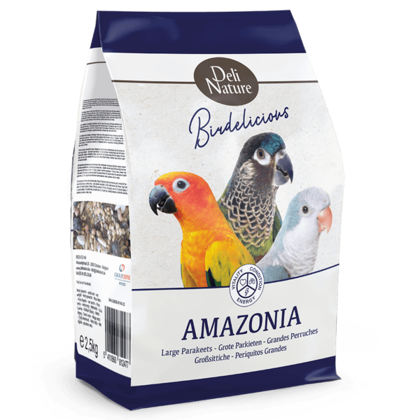 Deli Nature - Grandes perruches Amazonia Birdelicious (2,5 kg)