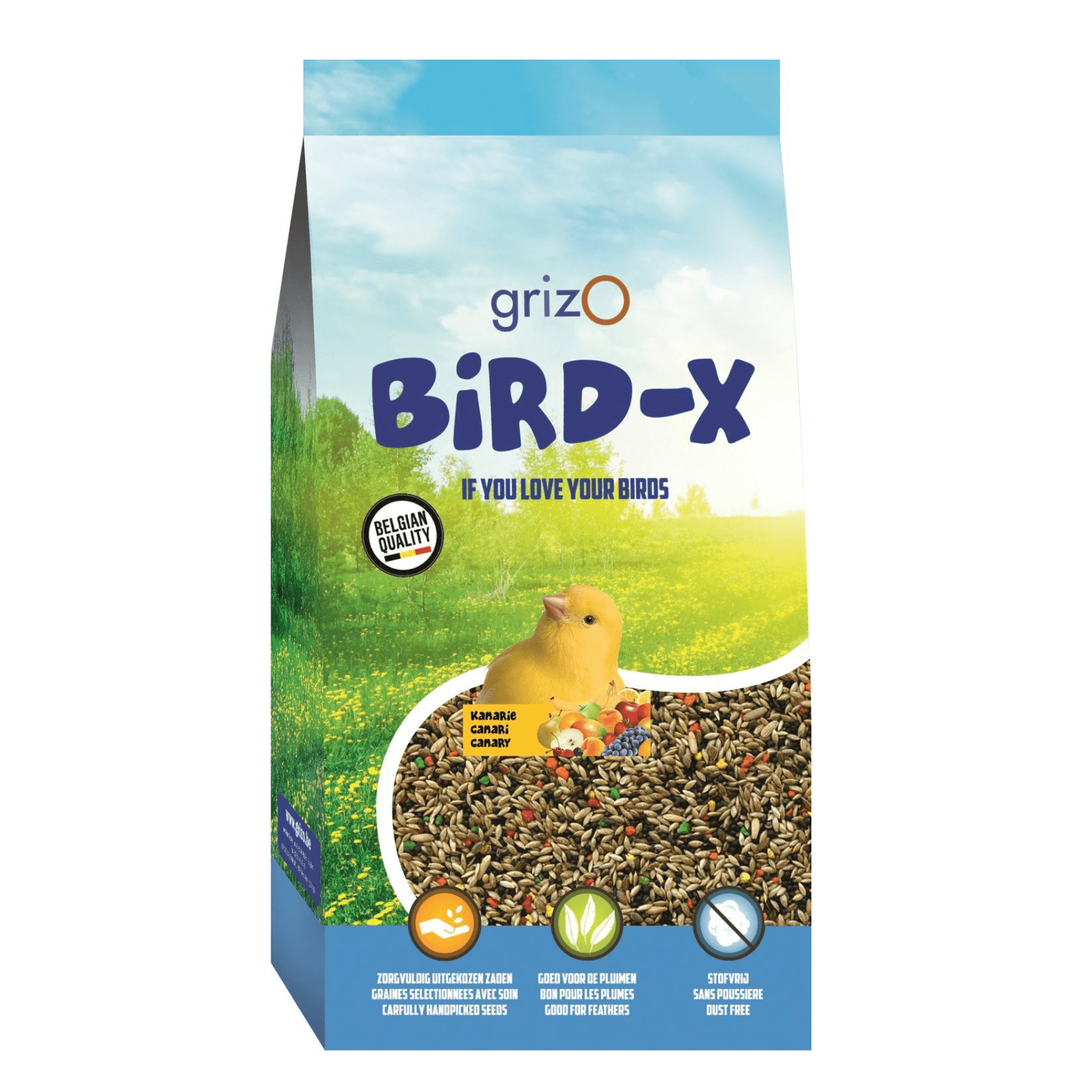 Grizo - KANARIEMENGELING + FRUIT BIRD-X (1kg)