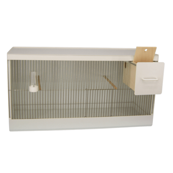 Prima Parkieten kweekkooi 2-delig met nestbak Hout - b 162,5cm x h 42cm