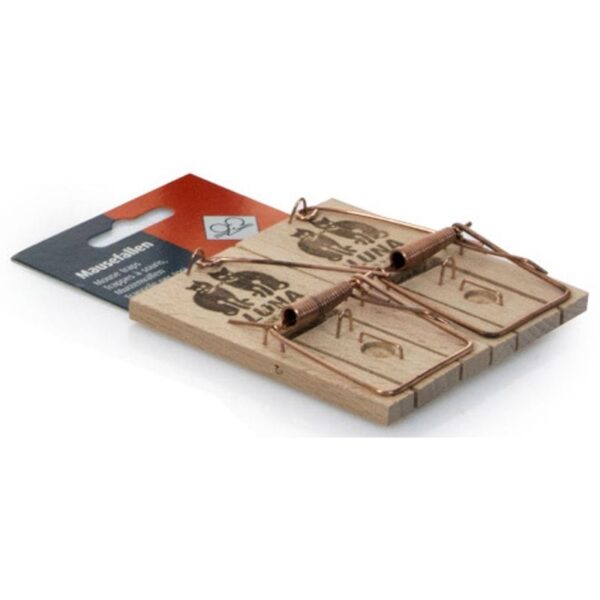 Benelux - PIÈGE À SOURIS 2 PARTIES SUR CARTE LUNA