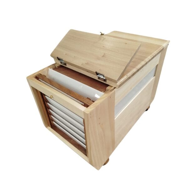 Cage à pinsons avec vitres latérales