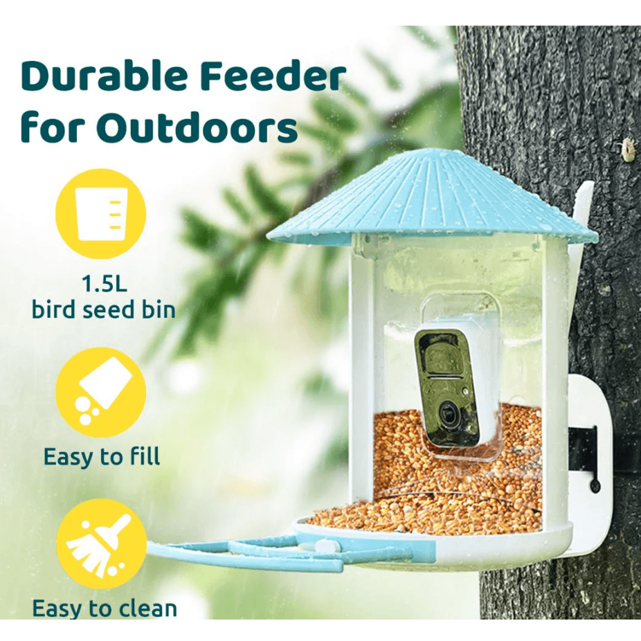 Birdfy Voederhuisje met slimme camera en zonnepaneel - Afbeelding 2